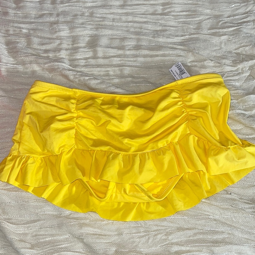 Nwt yellow swim skirt